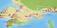 Карта курорта Дубровник
